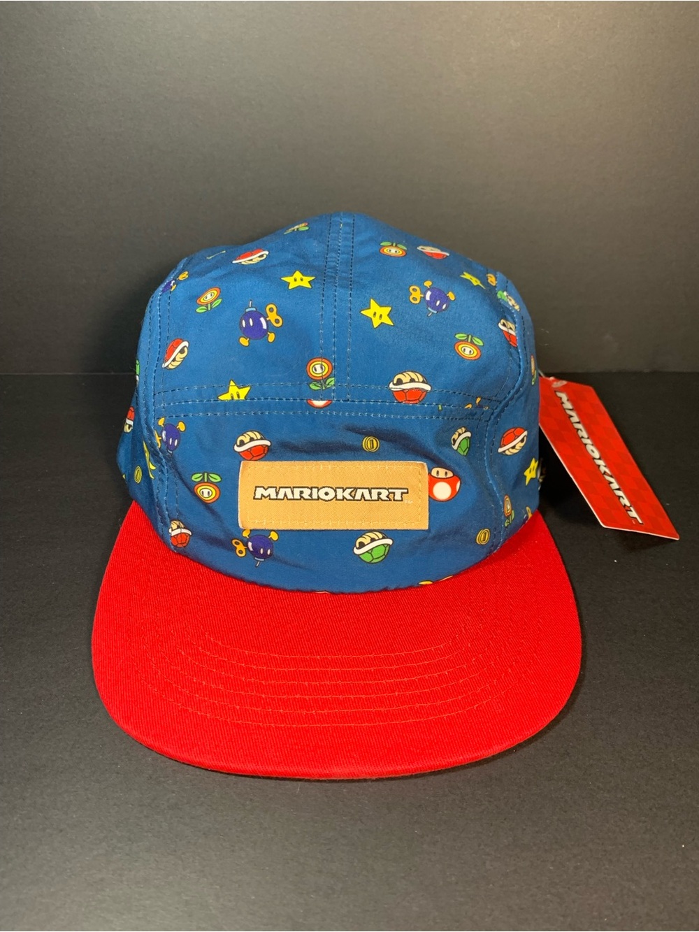 CultureFly Nintendo Mario Kart 5 Panel Adjustable Cap Hat 2020 w/ Tags
